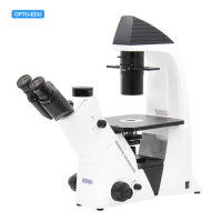 OPTO-EDU A14.2603 Trinocular Phase Contrast Inverted Biological Microscope