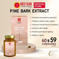 RED SUN Pine Bark Extract | Super Antioxidant & Healthy Ageing Supplement | 60 Capsules/Bottle