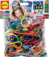 【美國ALEX】彩色套圈織布機-補充組/彩色套圈織布機補充包