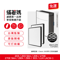 【著媽】高效複合式濾網2入優惠組(適用 Blueair 203 slim 205 270e slim 280i 290i 303 空氣清淨機)