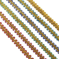 10 Yards/Lot Centipede Lace Braided Sewing Apparel Ribbons Appliqued Cosplay Costumes Colored Trims Band 1.0CM Wide
