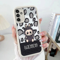 เคสโทรศัพท์ลายเสือดาวเข้ม LABUBU สำหรับ Samsung A54 5G, A15, A13 5G, A04S, A03S, M02S, A17, M15, F15
