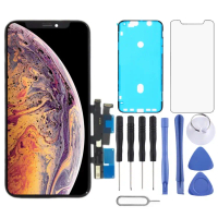 Pemasangan Sentuh LCD, untuk iPhone XR Elektronik Skrin Telefon