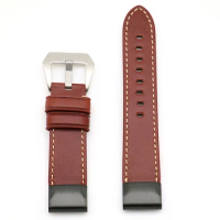 Gengshi For Garmin Fenix 5S Plus Watch Band, Genuine Leather Quick Fit Replacement Band for Garmin Fenix 5S \Fenix 5S plus