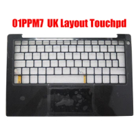 Laptop Palmrest For DELL For XPS 13 9370 9380 7390 9305 01PPM7 1PPM7 UK Layout With Touchpd Black Upper Case New