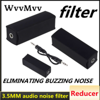 3.5มม. สายสัญญาณเสียง Anti-Interference Loop Ground Noise Isolator Canceling Reducer Filter Killer สำหรับเครื่องเสียงรถยนต์ Home Stereo System