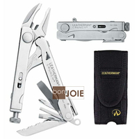 ::bonJOIE:: 美國進口 Leatherman Crunch Pocket Multi-Tool 萬用工具 (含尼龍保護套) (全新盒裝) 多功能 露營用品 工具鉗