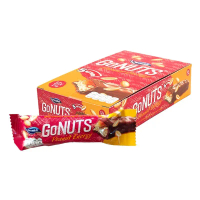 Piccadeli Gonuts Peanut Energy Chocolate Bar 24x21g มาใหม่บนชั้นวางของ