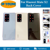 Original Back Cover For Huawei Mate X2 Battery Cover Door Housing Rear Case TET-AN00 Replace For Huawei Mate X2 Battery Cover