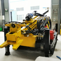 YG Full Hydraulic Borehole Core Drilling Rig Machine Crawl Type Diesel Engine Drill Rig Core Sampling Vertical Drilling Rig Sale