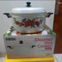 Panci Panca Guna 37 Silver Maspion / Dandang kukus tutup kaca/panci steamer