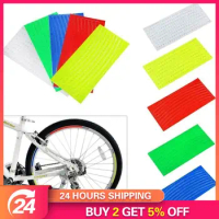 Bicycle Light Bicycle Reflective Sticker Bicycle Spoke Fluorescent Tape Safety Warning Light Bar Reflector Bicycle Accessories