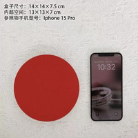 紅色圓形 牛皮紙盒 小紅書伴手禮盒烘培聖誕婚禮