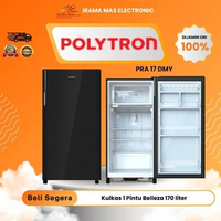 KULKAS POLYTRON PRA 17 DMY | Kulkas 1 Pintu Belleza 170 liter