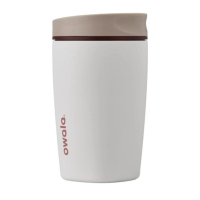 Owala SmoothSip Slider 不鏽鋼保溫咖啡杯 12oz Vanilla Bean 