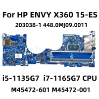 203038-1 For HP ENVY X360 15T-ES000 15-ES Laptop Motherboard M45472-601 M45472-001 UMA With i5-1135G7 CPU Mainboard 100% Working