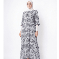 Eprise Kaftan N - FP695B Blue | Gaun Maxi Wanita Muslim | Dress Kaftan | Dress Lebaran