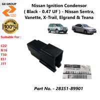 Nissan Ignition Condensor ( Black - 0.47 UF ) - Nissan Sentra N16, Vanette C22, X-Trail T30 & Elgran