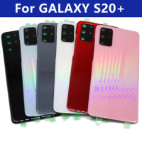 Housing Cover For SAMSUNG Galaxy S20+ S20 Plus 6.7" Battery Back Cover Rear Door Glass Panel Replacement Parts With Camera Lens