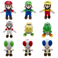 Mario Yoshi Luigi Toad Búp Bê Bông Mềm Đồ Chơi Trẻ Em