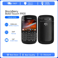 Blackberry 9900 Refurbished-Original Blackberry 9900 Cell Phone 3G QWERTY+Touch screen 2.8' WiFi GPS 5.0MP 8GB ROM blackberry