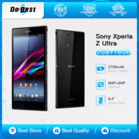 Sony Xperia Z Ultra C6833 C6802 Original Unlocked 16GB 2GB Mobile Phone Quad-core 8MP 6.4" WIFI GPS 1080p Cell phone