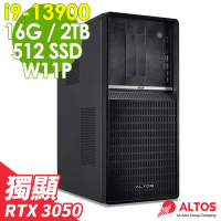 Acer P130F9 商用工作站 i9-13900/16G/512SSD+2TB/RTX3050/500W/W11P