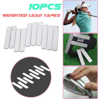 10 PCS Golfer Adhesive Lead Tape Strips Add Swing Power Weight To GOLF CLUB Tennis Racket Iron Putter Racquets Golf Accessaries