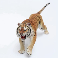 1/6 Scale Siberian Tiger Large Animal Simulation Model For 12'' Action Figure DIY Scene Collection Ornament Gift Trendy Play