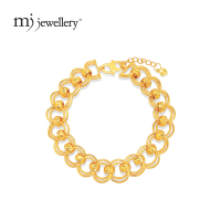 MJ Jewellery 375/9K Gold Coco Candy Bracelet T028 (1.30CM)