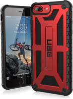 【美國代購-現貨】UAG iPhone 8 7 6s Plus 5.5寸 Monarch Feather Light Rugged軍用防摔護套 Crimson