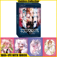RISHENGYUELUO Goddess Cards Spring Story Anime Collection Cards Mistery Box Board Games Toys Birthday Gifts for Boys and Girls