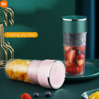 Xiaomi Portable Mini Fruit Juicer Cup 350ml Squeezer Electr Mixer USB Charging 4 Blade Vegetable Juicer Blender Mixer Milkshake