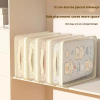 Dust Prevention Transparent Storage Bag Zipper Storage Bag Foldable Plastic Storage Bag Transparent 