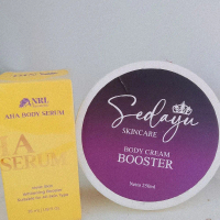 Sedayu Skincare Body Cream Booster 250ml & NRL AHA Body Serum 35ml untuk Kulit Lebih Cerah dan Sehat