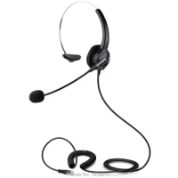 Office Headset with RJ9/RJ12 plug for AVAYA 1608 1616 9601, 9608, 9610, 9611,9620, 9630, 9640, 9650 9670 Yealink T20 T21 T41 etc