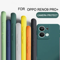 For Oppo Reno9 Pro+ Shockproof Square Liquid Silicon TPU Phone Case Oppo Reno 9 Pro/Reno9 Pro/Reno 8 8 Pro/Reno 7 7 Lite/Reno 7Z