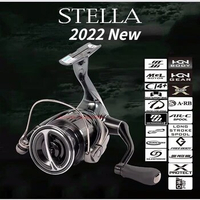 Original SHIMANO 2022 STELLA 2500S 2500HG C3000 4000 C5000XG Fishing Spinning Reels X-ship Saltwater Wheels Fishing Reel