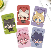 PLAVE My Sweetiess Lomo การ์ด, ชุด 5 ชิ้น, Caligo Pt.1 VANGUARD แท่งไฟเครื่องดื่มพิเศษ, OLIVE การ์ด,