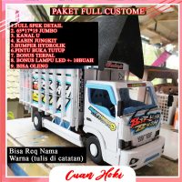 CUAN HOKI MAINAN MINIATUR TRUK OLENG SPESIAL FULL CUSTOME LAMPU TERPAL MAINAN MINIATUR TRUK & BUS FU