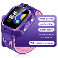4G Kids Telephone Smart Watch Phone Waterproof IP67 Video Call SOS GPS LBS WIFI Location Tracker Remote Monitor Children Watch A