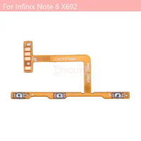 For Infinix Note 8 X692 Power ON OFF Switch And Volume Side Button Flex Cable