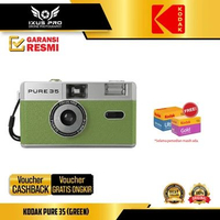 Kodak PURE35 / Kodak PURE 35 Reloadable 35mm Film Camera KIT GREEN LEATHER