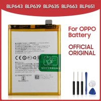 Original Phone Battery BLP643 BLP639 BLP635 BLP663 BLP651 For Oppo R11s R11Plus R11 R11TM R15 Standard Edition R15 Dream Edition