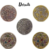 Fashion full diamond four-leaf clover scarf buckle alloy brooch scarf buckle accessories