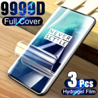 3Pcs 9H Hydrogel Film For Oneplus 10T 8T 7 7T 6T 5T 6 5 3T 3 Screen Protector For OnePlus 7 6 T Protective Film Case