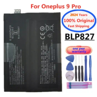 2024 Years BLP827 4500mAh Original Battery For 1+ OnePlus 9 Pro One Plus 9Pro Replacement Phone Bateria Battery + Tools