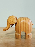 日本木偶 日本回流木雕擺飾 木雕大象