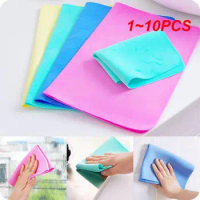 30*20cm Car Wash Cloth Cleaning Microfiber High Absorbent Wipes Quick-drying Towel Synthetic Deerskin PVA Chamois Cham