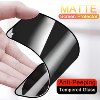 Ceramic Matte Privacy Glass for Vivo S15 S12 S10 S10E S9 S9E Y33S Screen Protector for Vivo Y76S Y74 Y32 X70 Y9S Anti Spy Film
